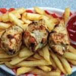 Malai Boti with Fries